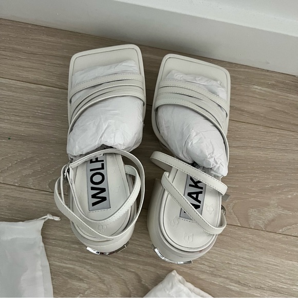 christinabrittain Naked Wolfe Jada White Leather EU37 - Picture 7 of 9